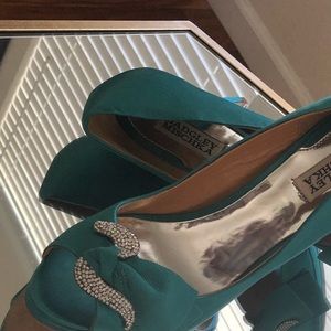 Teal Wedding Shoes